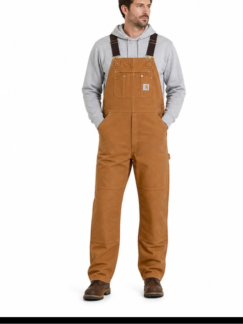 Carhartt Men’s Quilt Lined Duck Bib Overalls R02 56/30 Nwot